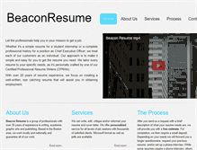 Tablet Screenshot of beaconresume.com